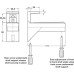 Shelf Support Wall Fixing for Glass and Wooden Shelves Kalabrone Maxi Polished chrome