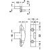 Frame Component Black Makrolon EH Keku For groove mounting and screw fixing to substructures Mounting with Hospa screws