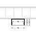Aluminium Profile for Flexible Strip Lights Loox 2190 To suit Loox LED flexible strip lights With frosted cover height 8.5 mm width 18 mm length 2500 mm
