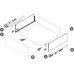 Drawer Set 249 mm High with Dynapro Soft Close Runners Vionaro Length 500 mm graphite