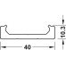 Sliding Track System Track Length 1200-2400 mm 0115 RC Accuride Load bearing capacity up to 130 kg Length 2400 mm