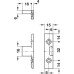 Frame Component Surface Mounted EH Keku For screw fixing to substructure Mounting with Varianta screws