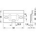 Wall Plate for Cabinet Hanger Length 63 mm For screw fixing for cabinet hanger Plate thickness 1.6 mm
