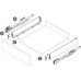Drawer Set 90/122 mm High Nova Pro Deluxe Standard With integrated liquid Soft-close® Drawer side height 90 mm length 270 mm Metallic RAL 9006