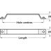 D Pull Handle Zinc Alloy Fixing Centres 160-224 mm Factory Antique brass finish fixing centres 224 mm