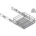 Inserts for Pull Out Vegetable Baskets White Acrylic For cabinet width 500 mm