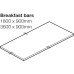 Worktop for Breakfast Bar Solid Surface Calcite Maia® 3600 x 900 x 42 mm