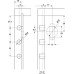 Cabinet Hanger With Upper Support Knock In Traser-8 Left hand