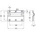 Wall Plate Large Steel/Zinc Alloy Atlas Zinc plated