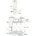 Pivot Set Double Action Frame Mounted Grade 304 Stainless Steel Allows doors to swing in either direction Satin