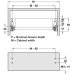 Twin Walled Drawer Set Standard Indaux Attraction For drawer length 480 mm silver