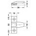 Frame Component for Screw Fixing AS Keku for screw fixing to substructure Mounting with Varianta screws