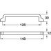 D Pull Handle Zinc Alloy Fixing Centres 128 mm Theodore Height 30 mm Antique tin finish