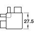 Connectors for External Corners for Profiles Gola System C Plus Graphite powder coated