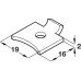 Shelf Support Stud Single for Use with Flat Bookcase and Universal M Strips Stainless steel