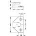 Frame Component for Screw Fixing ASR Keku for screw fixing to substructure Mounting with Varianta screws