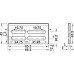 Spacer for Cabinet Rail Matrix Box P White