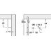 Cabinet Hanger Screw Fixing Zinc Plated Steel Scarpi-4 Euro screws left