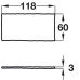 Replacement Bio Filter for Ninka One2Top Function Lid Systems 118 x 60 mm