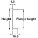 Ventilation Grille for Recess Mounting Length 480 mm Recessed Length 436 mm With 20 x 3 mm Oval Slots Arranged in Parallel Ventilation area 100.2 cm2 height 80 mm flange height 65 mm bronze