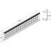 Ventilation Grille with Square Holes Square with square holes Ventilation area 120.5 cm2 length 500 mm max. installation dims. 485 x 85 mm matt silver F1