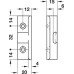 Angled Component Black Makrolon AD 15 Keku For screw fixing to substructures Mounting with varianta screws