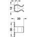 Spring Catch for Screw Fixing Steel and Nylon Spring catch for 245.07.702