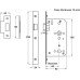 Mortice Latch Square Forend Case Size 92 mm Startec Backset 60 mm case size 92 mm satin stainless steel
