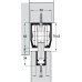 Fitting Set for Sliding Interior Doors Hawa-Junior 160/B Top hung system for low headroom doors For 1 door