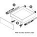 Concealed Drawer Runners Full Extension Packed Set with 4D Fixing Clips Dynapro 40 kg With integrated liquid Soft-close® Nominal length 300 mm drawer length 290 mm