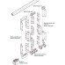Bottom Channel for Folding Patio Doors Slido Fold Bottom rolling system end folding system Length 4.25 m