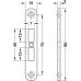 Striking Plate to Suit Giro-Bolt Lock Steel 90 mm Galvanized