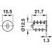 Cylinder Core with Plate Levers Symo 3000 For left or right hand use Random key change