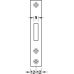 Cylinder Deadlock Mortice Stainless Steel Startec Backset 55 mm case size 84 mm satin