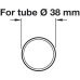 Railing Tube Straight Bar Railing System Ø 25-51 mm length 2500-5000 mm Ø 38 mm length 5000 mm satin stainless steel finish