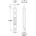Flush Bolt Sunk Slide Width 16 mm Steel Length x width: 250 x 16 mm nickel plated