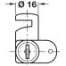 Cylinder Cam Lock for Wooden Furniture with Straight Cam Closure direction 180° 5-8 random key changes left hand