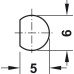 Profile Rod Ø 6 and Ø 8 mm Drawn Steel Ø 6 mm or Ø 8 mm Length 2000 mm Steel