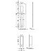 Profile Cylinder Lock Mortice 72 mm Locking Centres Stainless Steel Startec For fire resistant/smoke control doors Backset 55 mm case size 84 mm square forend satin