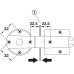 Table Connector for Connecting Separate Table Tops Steel For connecting tables table tops chairs beds etc. Galvanized