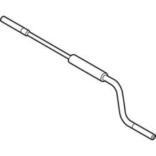 Flexible Winding Handle Height Adjustable Fittings Ropox For use with height adjustment unit White finish