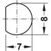 Profile Rod Ø 6 and Ø 8 mm Drawn Steel Ø 6 mm or Ø 8 mm Length 2000 mm Steel