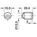 Premium 5 cylinder removable core Symo warehouse locking system Pin tumbler cylinder without key nickel plated