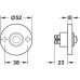 Bell Push Round Stainless Steel Satin