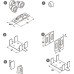 Complete Set for 1 Door for Sliding Interior Pocket Doors Pocket Hideaway Top hung system Max. door width 760 mm