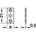 Ball Catch for Press Fitting Depth: 8.5 mm catch Ø: 8 mm screw size Ø 2.0 mm