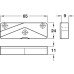 Anti Tilt Cam 3 Hole Fixing Right hand