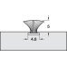 Window Seal Slide Pile and Fin 5.0 mm Plastic Brown