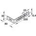Mounting Bracket Shoptec Shopfitting System Galvanised finish