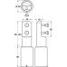 Plinth Partition Support Leg Cubicle Fittings Satin anodised aluminium finish